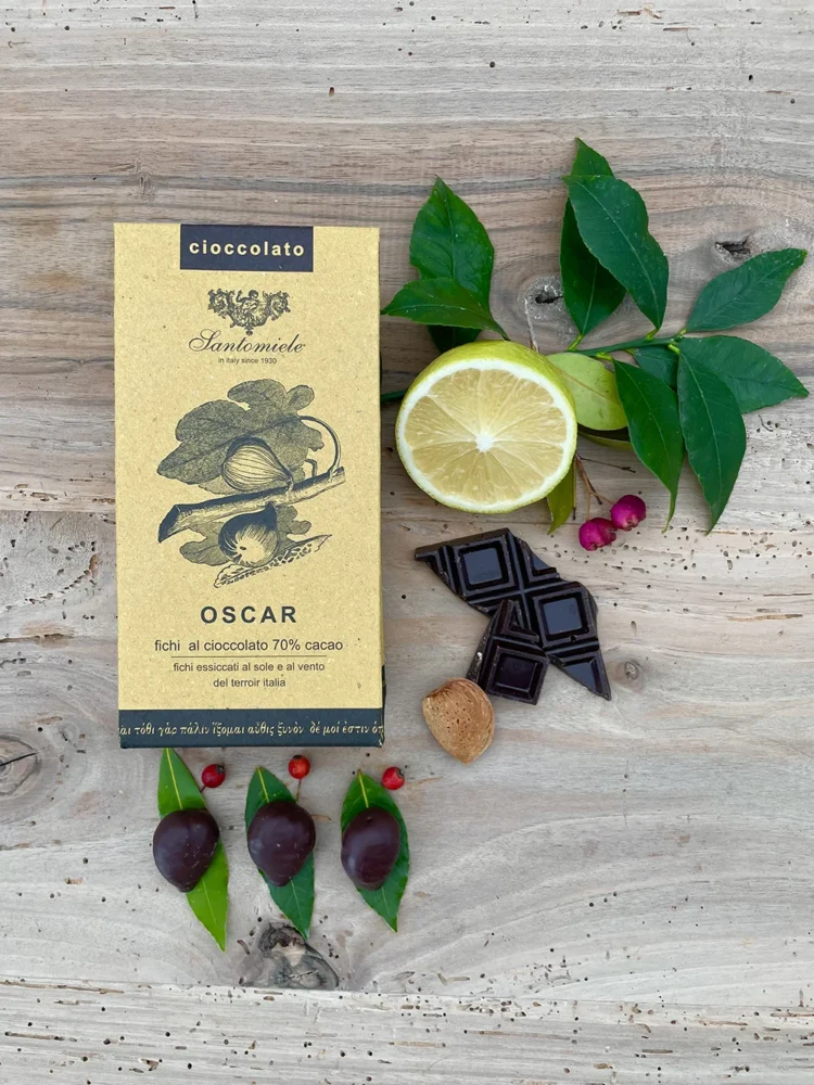 Oscar fichi al cioccolato 70% cacao Santomiele Oscar Fichi al cioccolato 70% cacao Santomiele
